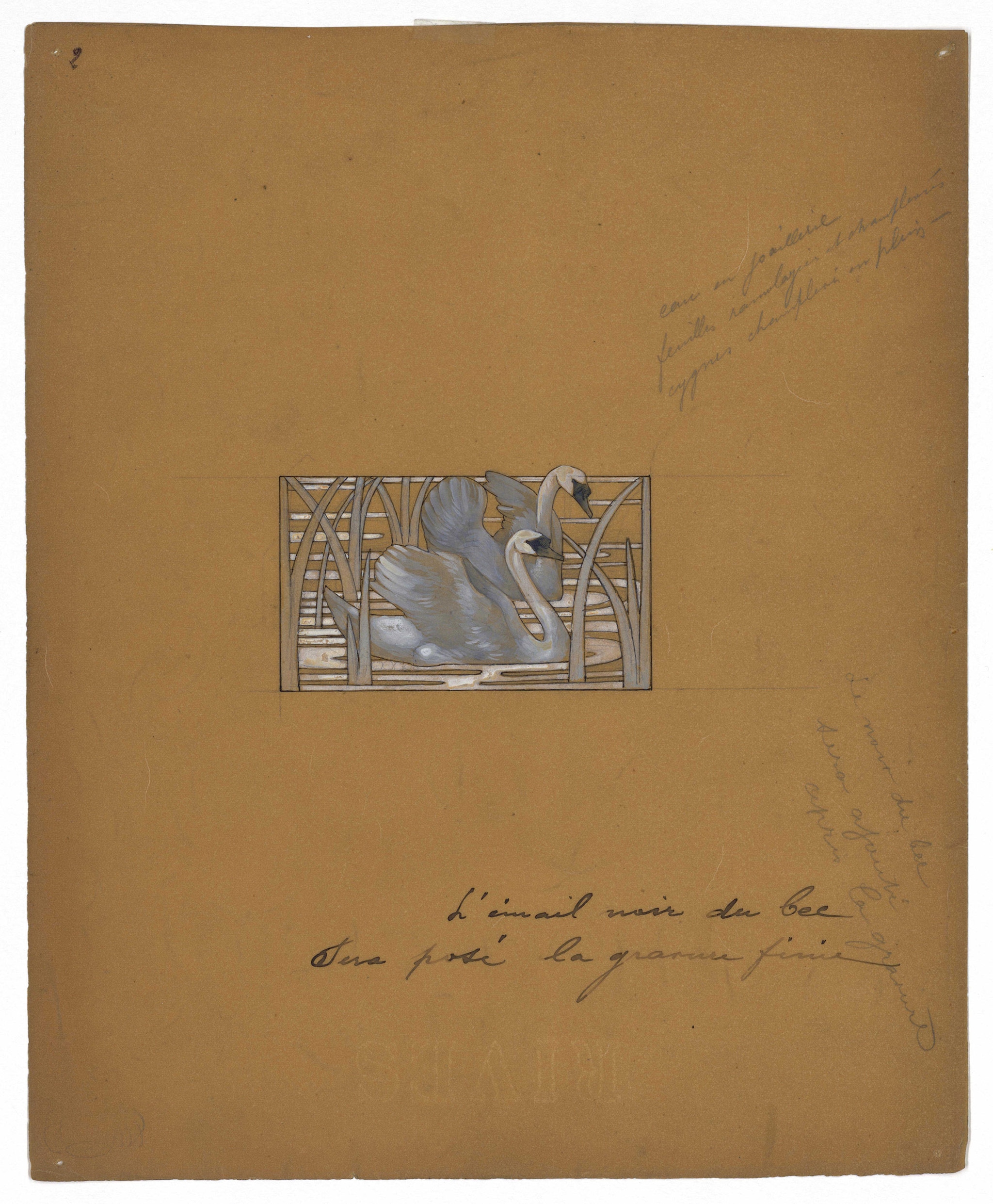 Paris : Théâtre, expos & co - Page 7 R.-Lalique%2C-Dessin-d%27une-plaque-de-cou-Cygnes%2C-vers-1900%2C-Paris%2C-Fonds-Van-Cleef-%26-Arpels-sur-la-Culture-Joaillie%CC%80re