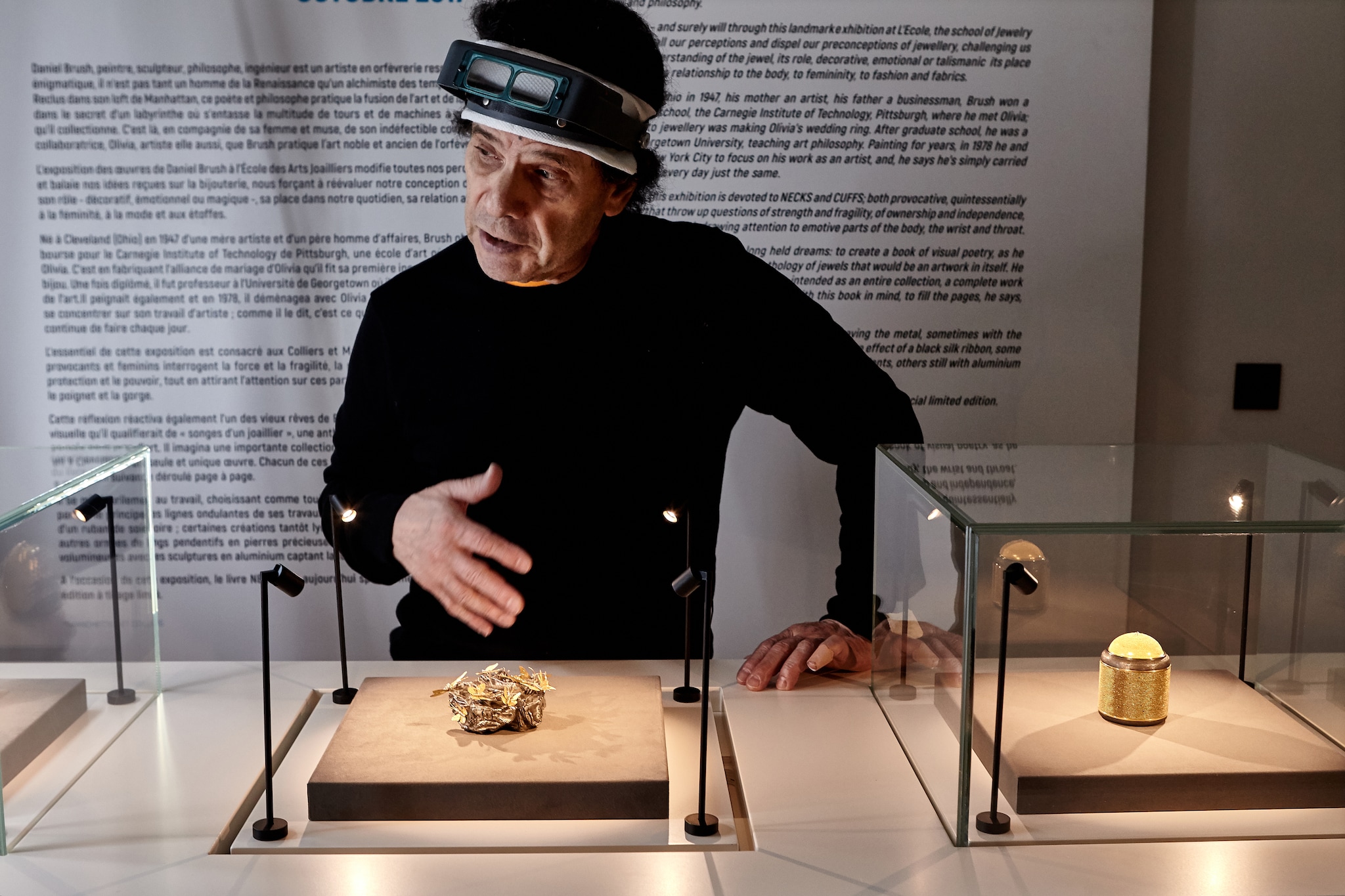 Daniel Brush explaining the Ten Butterfly Box - Photo Credit Laurent Kariv