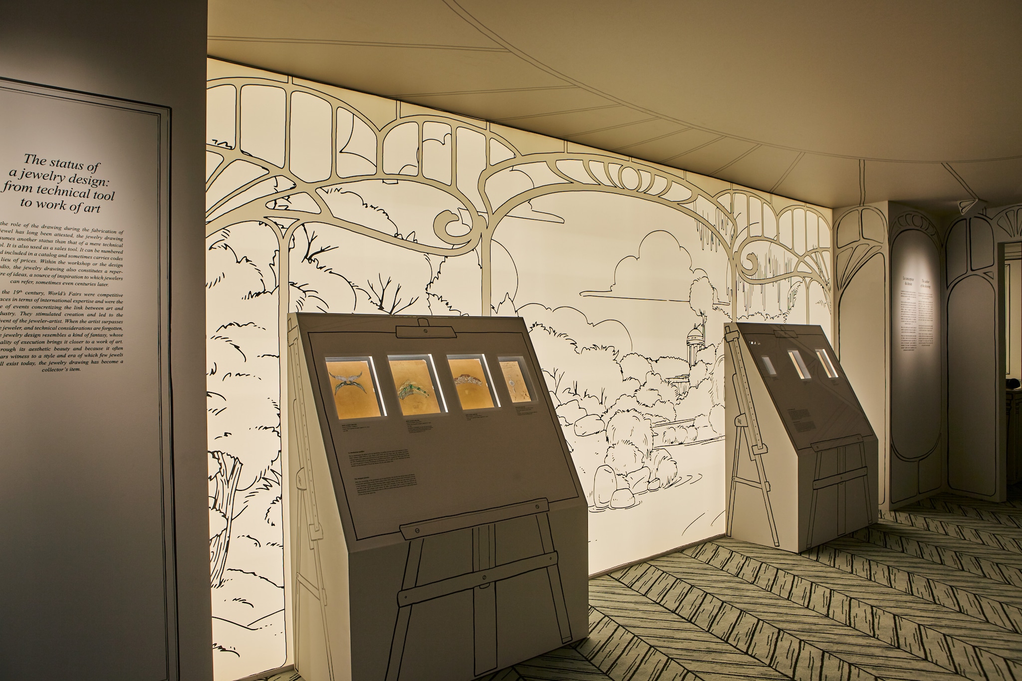 Exposition Le Bijou Dessiné, L’École des Arts Joailliers, Photo Benjamin Chelly (14)