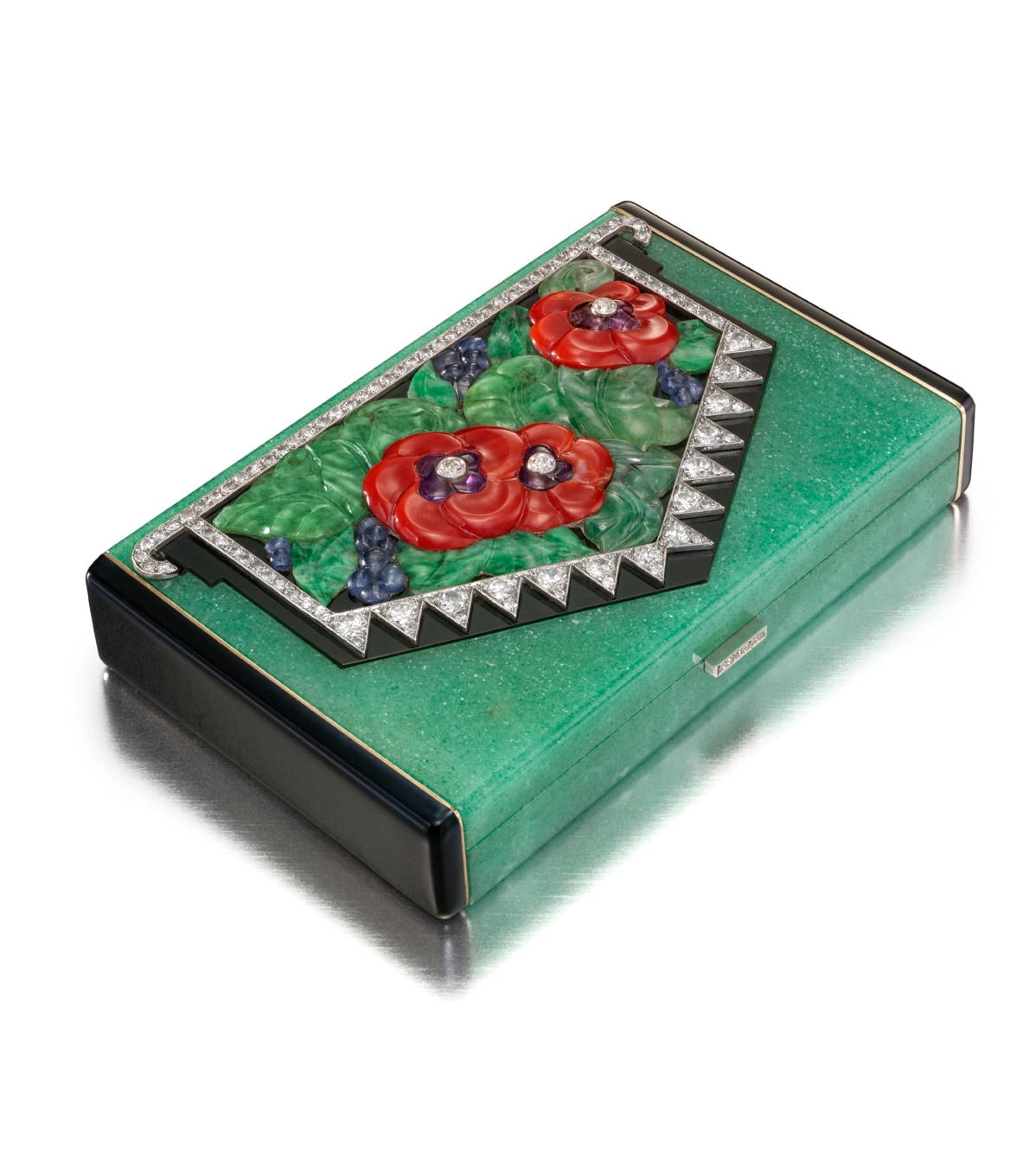 Poppy Vanity Case, Janesich, manufactured by Strauss, Allard and Meyer, Paris, circa 1928, ©Doug Rosa