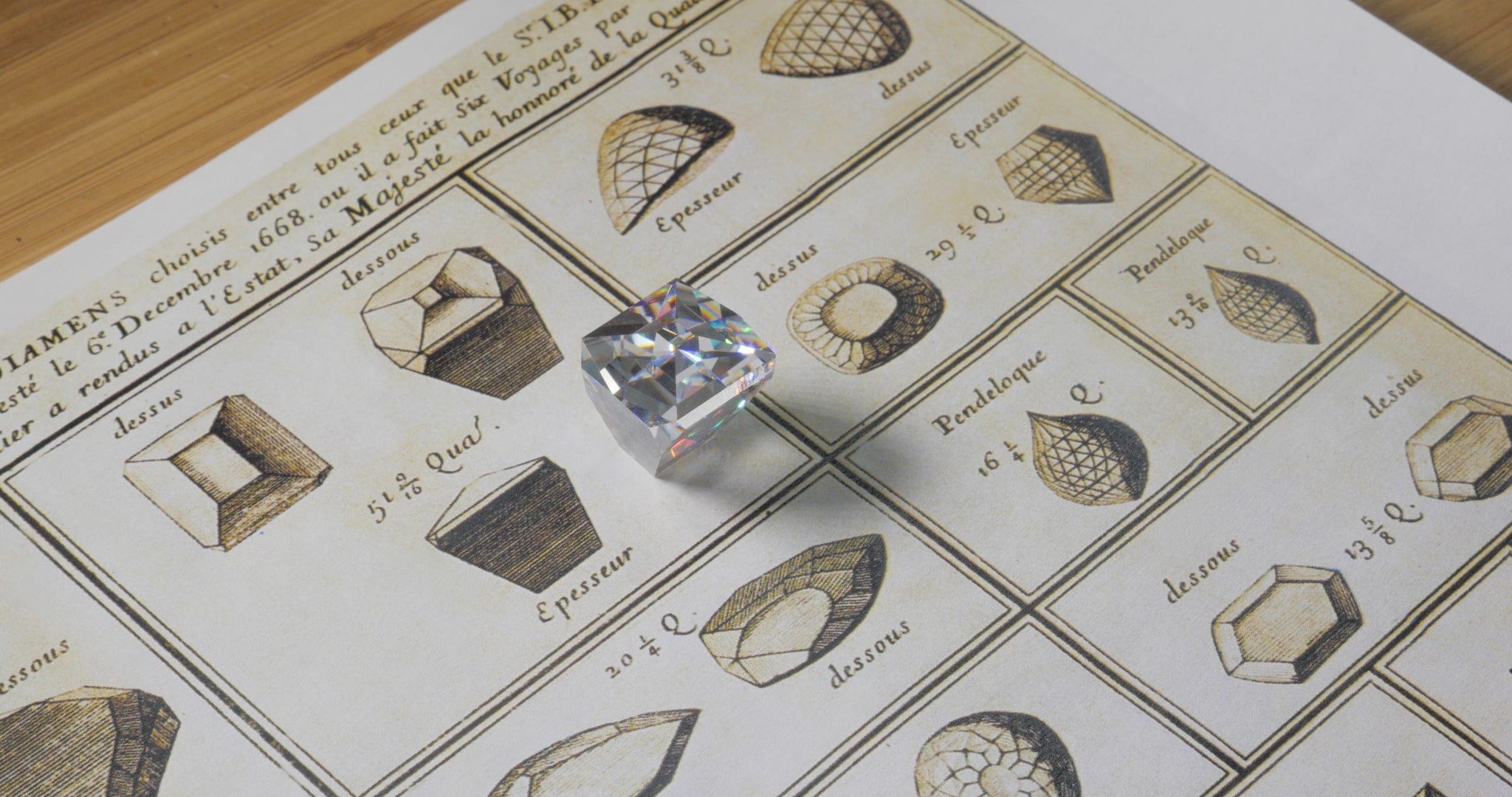 Replica of Tavernier's Diamond n°2