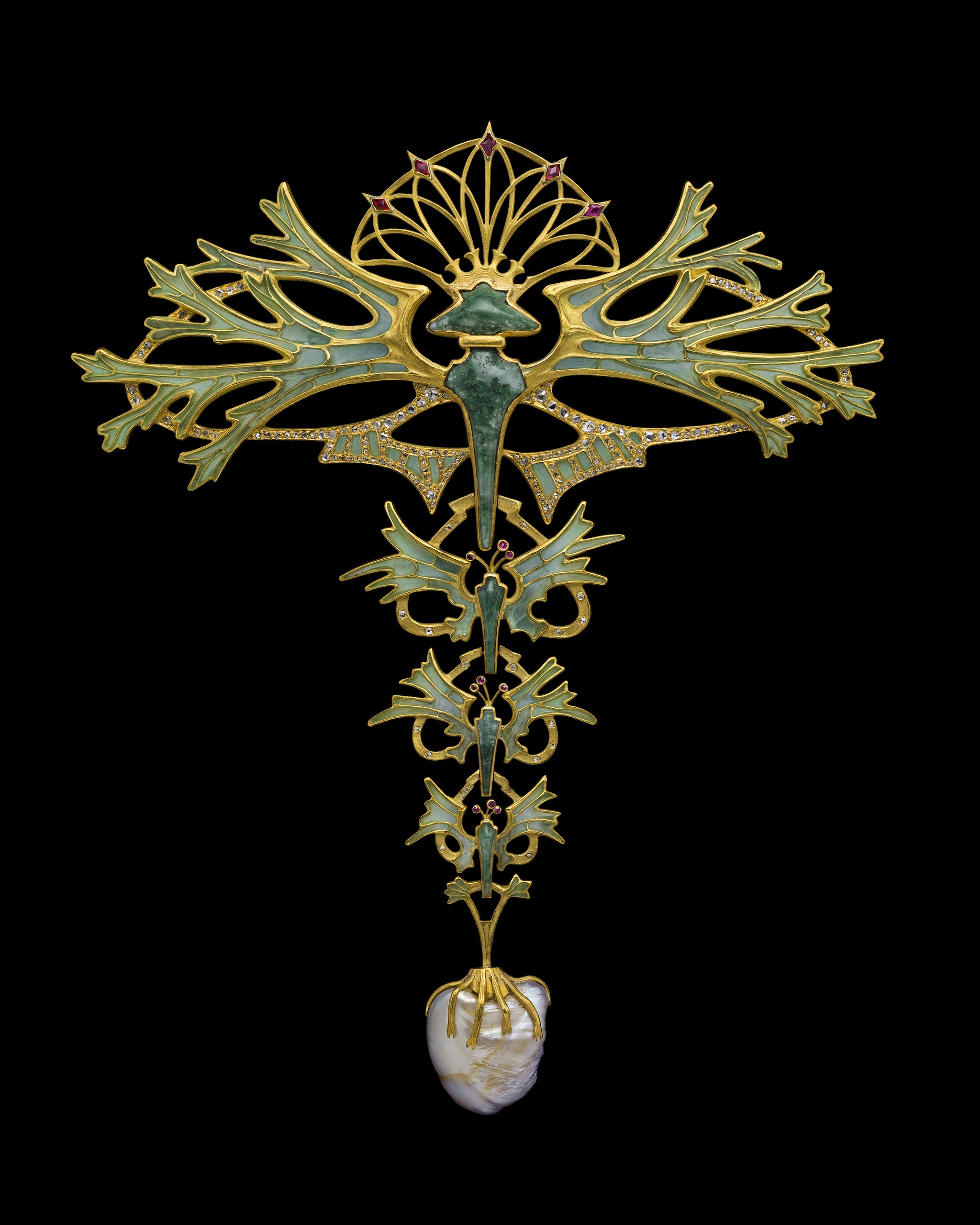 Through the eyes of a connoisseur - Art Nouveau Corsage Ornament by Georges Fouquet - ©Albion Art Jewellery Institute, Photo Tsuneharu Doi