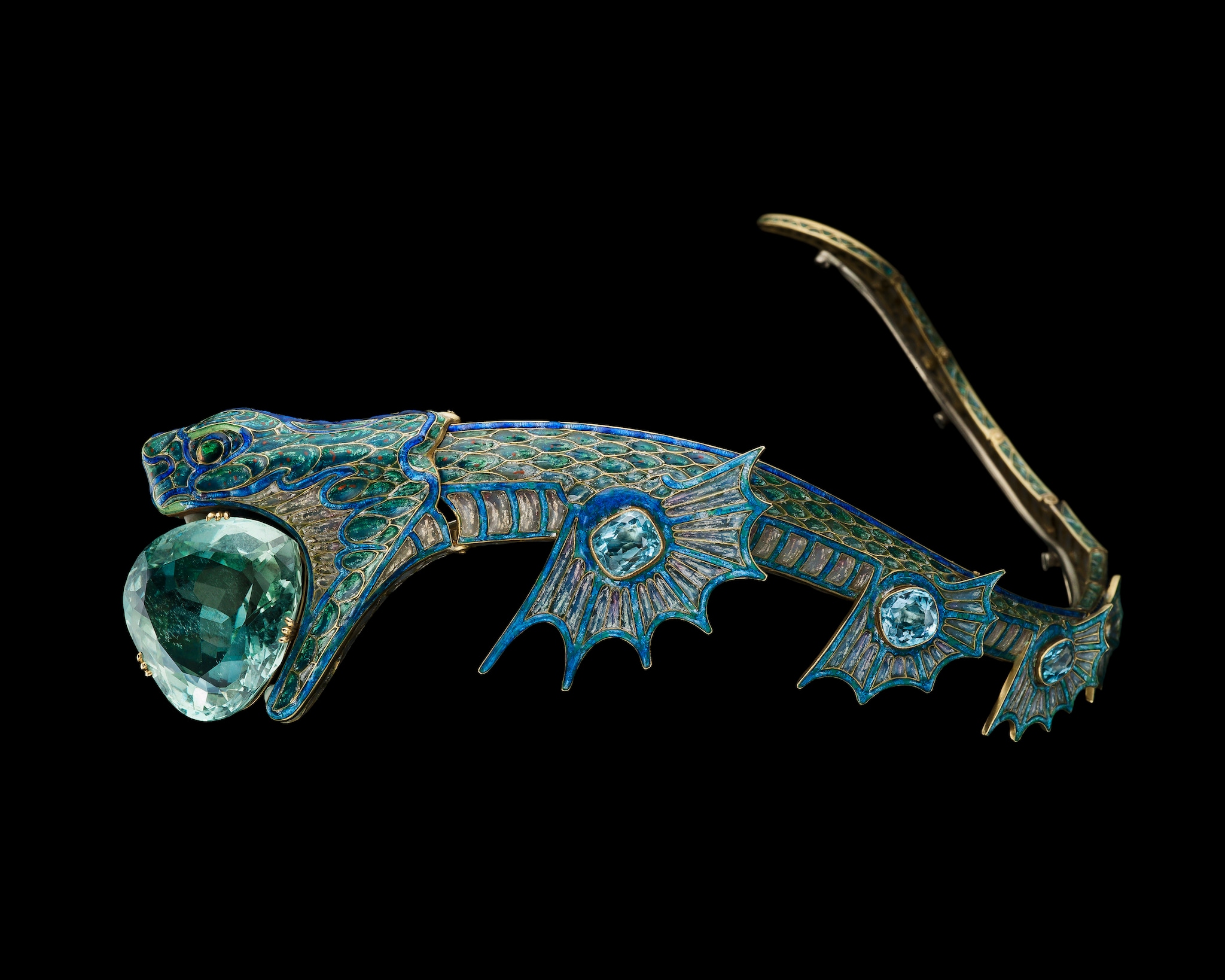 Through the eyes of a connoisseur - Sea Dragon Head Ornament by Georges Fouquet - ©Albion Art Jewellery Institute, Photo Tsuneharu Doi
