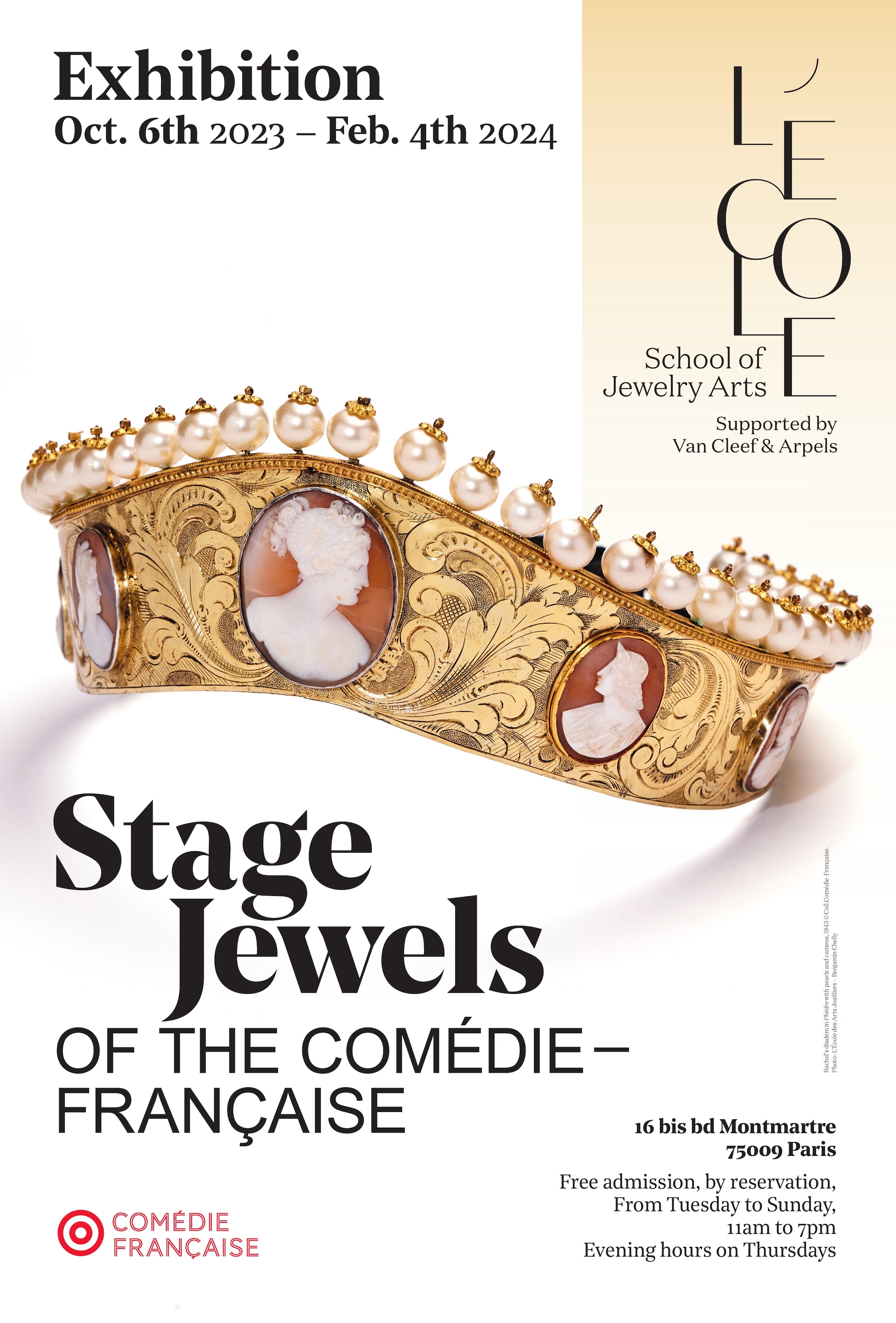 Stage Jewels of the Comédie-Française - Exhibition poster