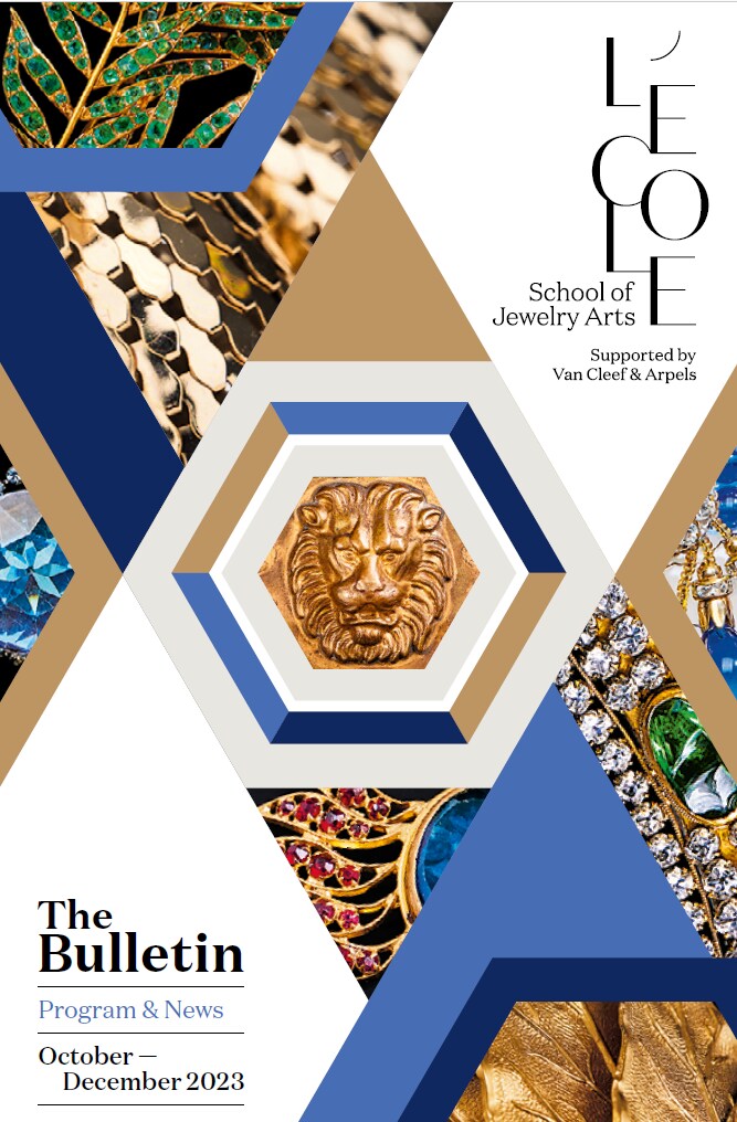 Bulletin of L'ECOLE, School of Jewelry Arts n10 - October to December 23.PNG