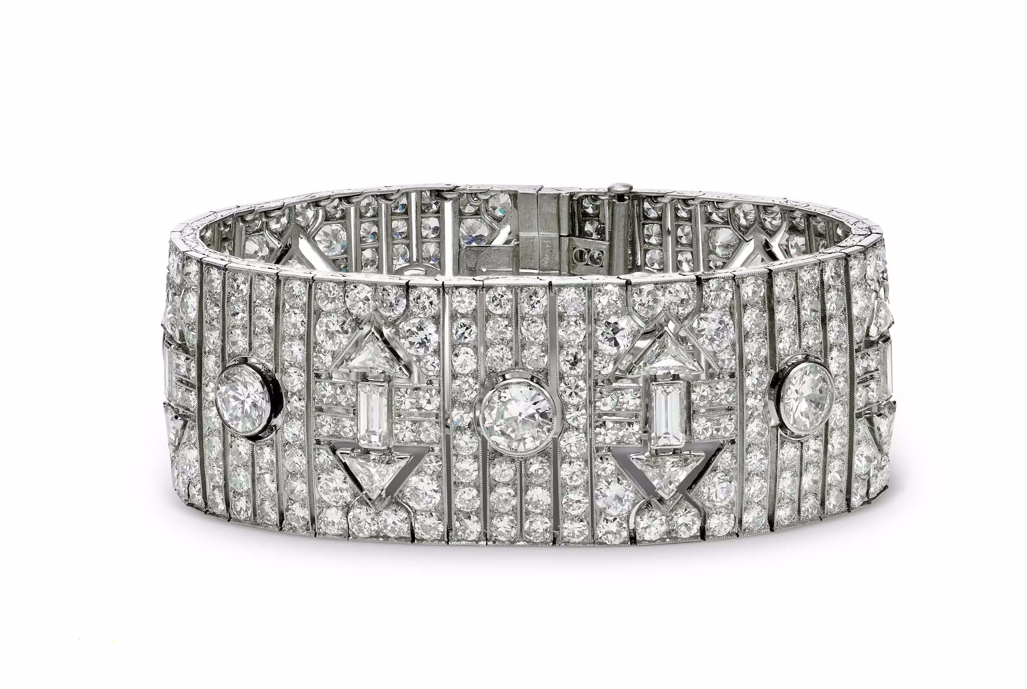 Bracelet, Van Cleef & Arpels, 1924, Platinum, diamonds - Photo © Tony Falcone (2)_0