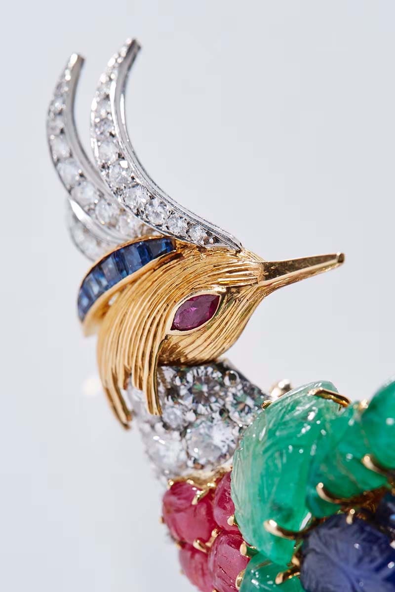 Mauboussin, Broche Geai, vers 1959, Collection particulière, Photo Benjamin Chelly_Photo2