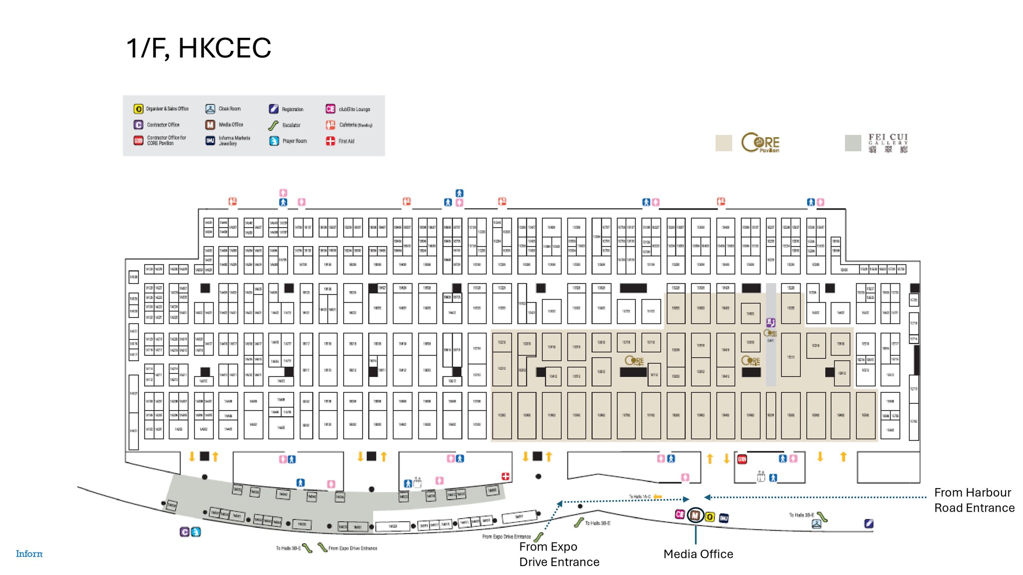 HKCEC Floor Map