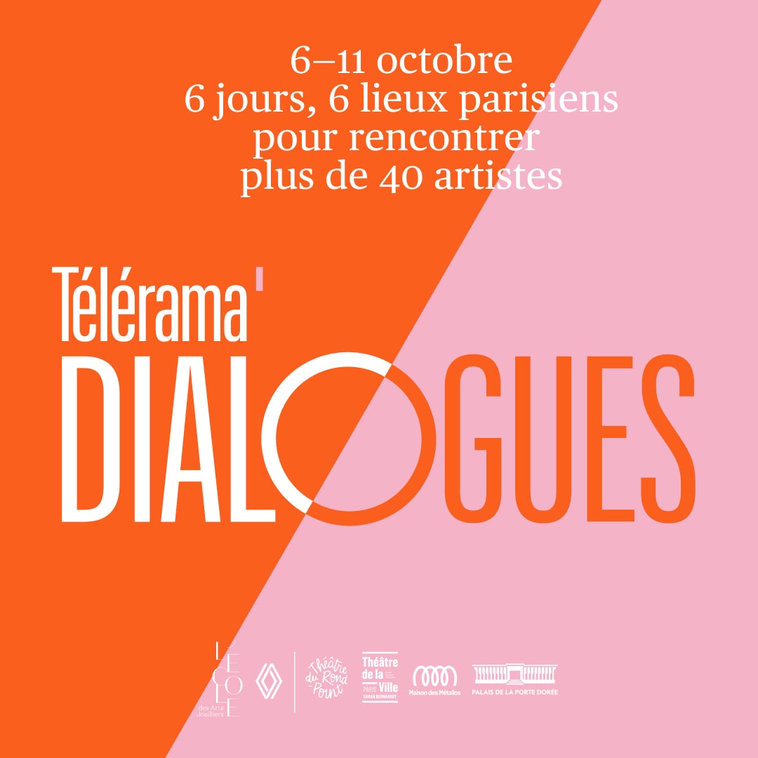 Affiche Télérama dialogues avec les partenaires