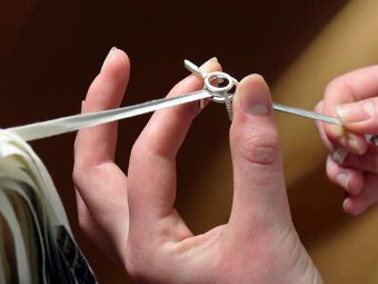 Trying out the jeweler's techniques