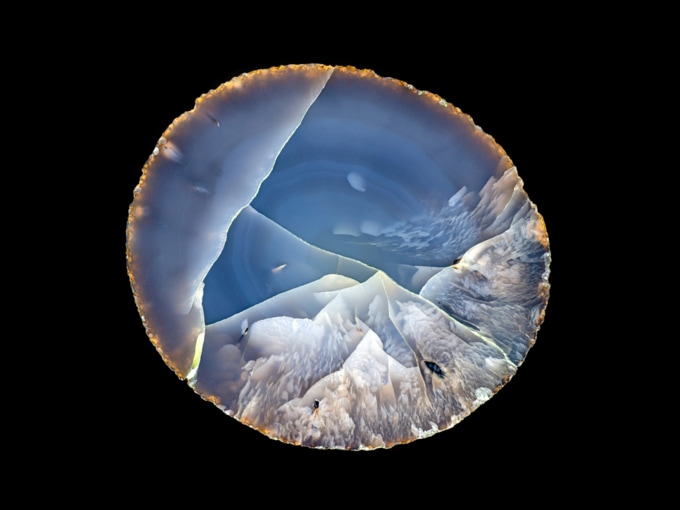 Agate, probablement en provenance Rio Grande do Sul (Brésil)