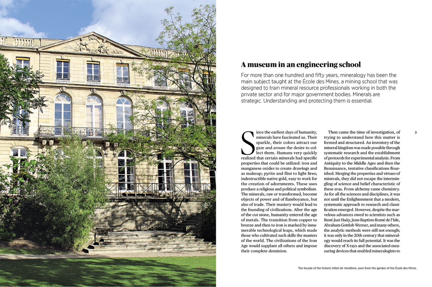The Musée de Minéralogie of the École des Mines de Paris