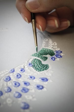 Gouaché du collier « Cascade mystérieuse » © Van Cleef & Arpels.jpg