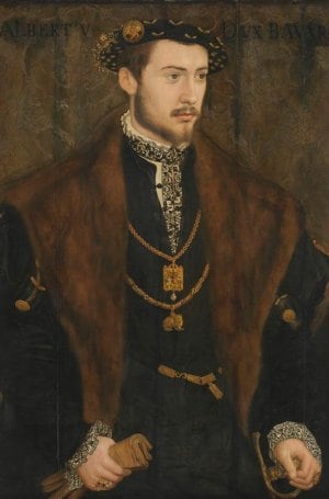 Albert V of Bavière by Hans Mielich 1545, Alte Pinakothek(Munich)