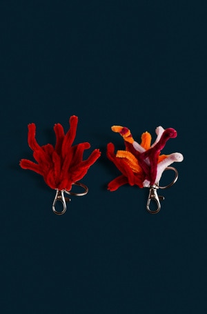 coral keyring workshop