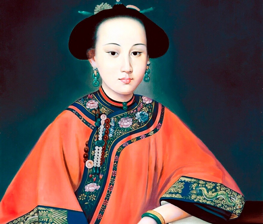 Giuseppe Castiglione (Lang Shih-ning) - Lady Hoja 1760 - Age Fotostock