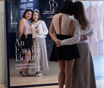Exhibition Scenography, An Eye for Beauty, the Illuminata Jewelry Collection, L'ÉCOLE, School of Jewelry Arts