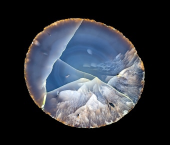 Agate, probablement en provenance Rio Grande do Sul (Brésil)