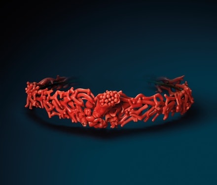 Precious coral tiara, Liverino museum (c) L'ECOLE - Nils Herrmann