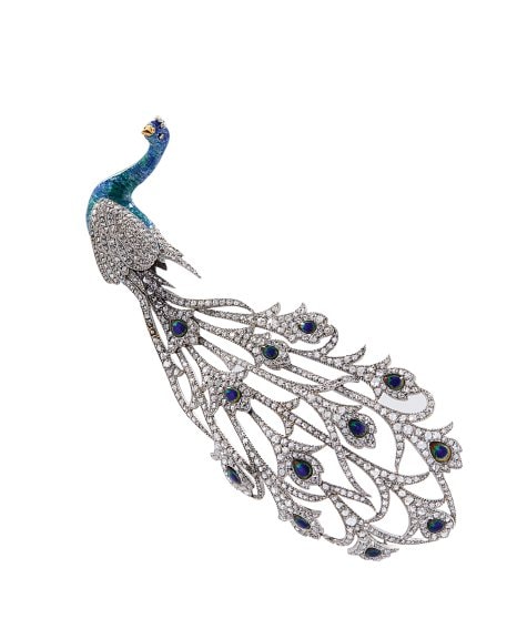 Charles Mellerio, Peacock Brooch