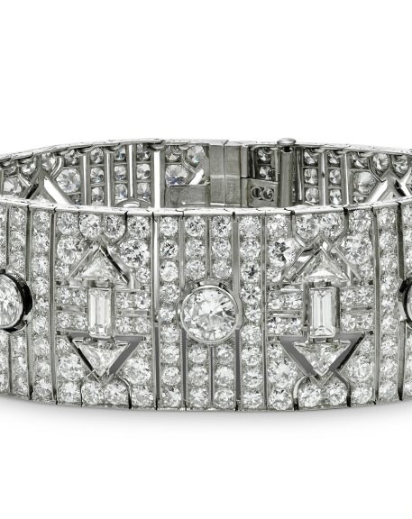 Bracelet, Van Cleef & Arpels, 1924, Platinum, diamonds - Photo © Tony Falcone (2)