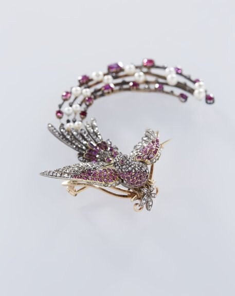 Broche Oiseau, vers 1880, Collection particulière, Photo Benjamin Chelly.jpg 