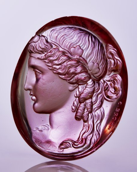Charles Brown (1749-1795) Ariadne Glass intaglio Guy Ladrière Collection