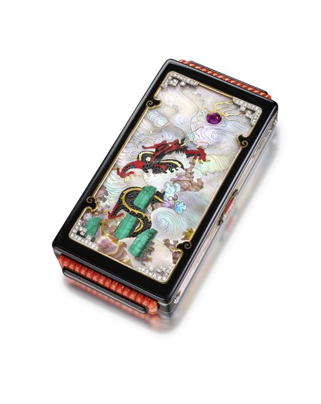 Vanity Case Dragon et perle, Cartier, avec mosaïque de Vladimir Makovsky_3, Paris, vers 1927, ©Doug Rosa