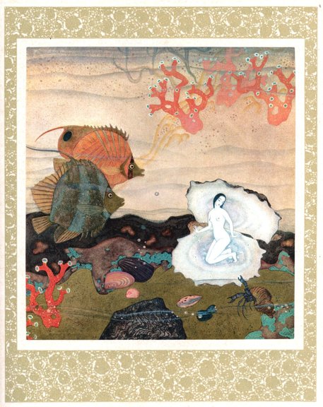 Edmond Dulac (1882-1953), illustration for Léonard Rosenthal, Au Royaume de la perle, Paris, L’Edition d’Art H. Piazza, 1920, Courtesy of the Gemological Institute of America (GIA).
