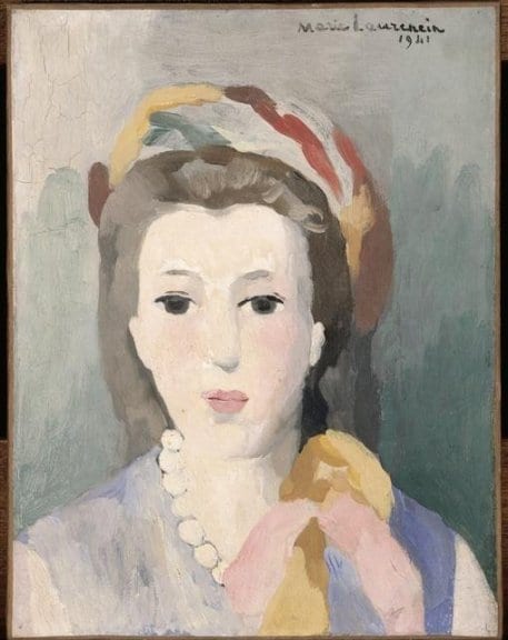 Marie Laurencin (1883-1956), Woman with a turban. Oil on canvas, 1941, Lille, Palais des Beaux-Arts © Foujita Foundation / Adagp, Paris