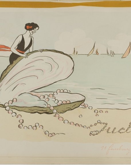 Sem (Georges Goursat, dit) (1863 - 1934), Juclier, 11 faubourg Saint-Honoré. Chromolithographie, 1913 © Paris Musées / Musée Carnavalet - Histoire de Paris