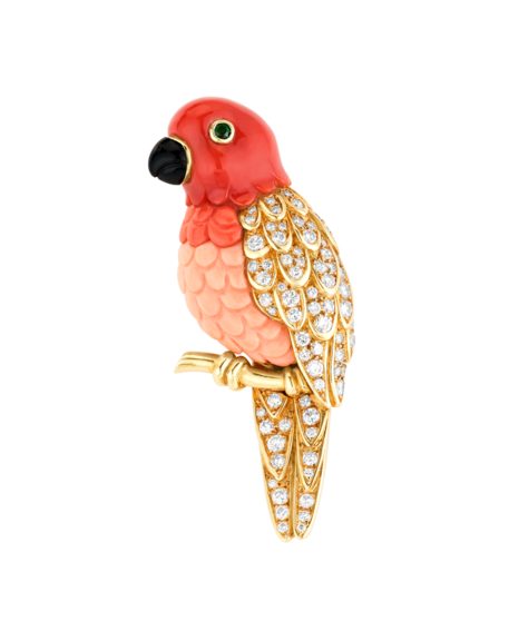 Parrot clip, Van Cleef & Arpels