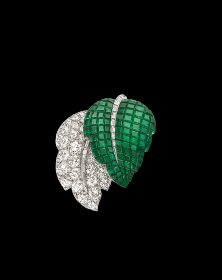 Van Cleef & Arpels, Two-leaf clip, 1967, Van Cleef & Arpels Collection