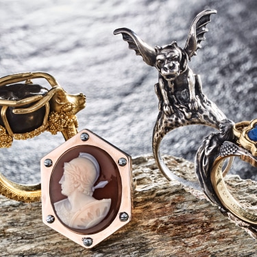 Bagues d’hommes, Collection Yves Gastou, Photo Benjamin Chelly 02