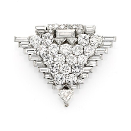 Clip, Van Cleef & Arpels, 1931, Platinum, diamonds - Photo © Tony Falcone.jpg