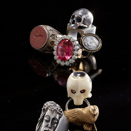 Groupe de bagues, Collection Yves Gastou