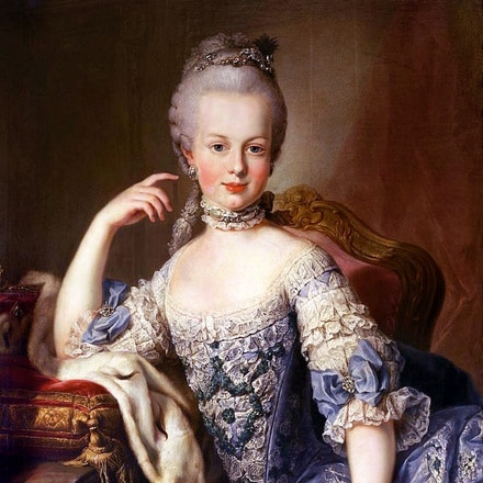 Portrait of Marie-Anoinette, attributed to Martin van Meytens, circa 1787-1788, Schönbrunn Palace, Vienna, Austria