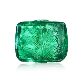 99 - Mughal engraved emerald, Probably 18th Century, Faerber Collection © Faerber Collection Charlotte Straumann Hanson.jpg