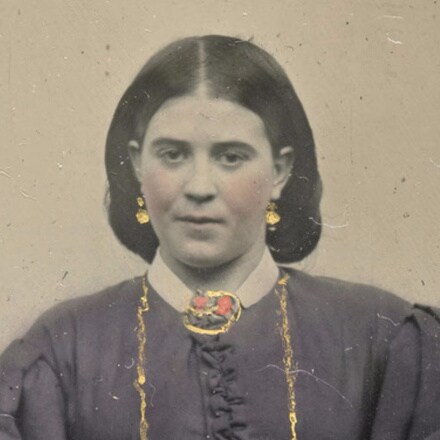 Portrait de jeune femme au bijoux, vers 1860 (c) RMN Grand Palais (Musée d'Orsay) Hervé Lewandowski