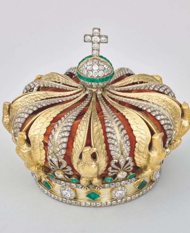Alexandre-Gabriel Lemonnier, Empress Eugénie's crown, 1855, Paris, Louvre Museum