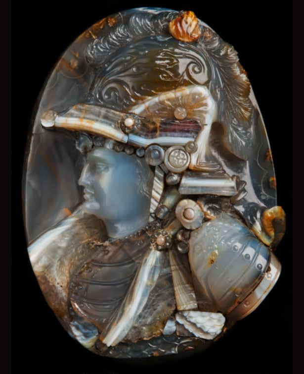 Alexander as Zeus-Ammon, sardonyx cameo