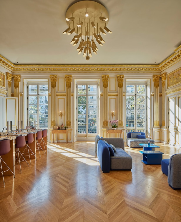 The large reception room today