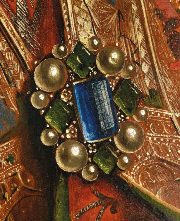 Hubert et Jan Van Eyck, Polyptyque de l’Agneau mystique, 1426-1432, détail, Gand, Cathédrale Saint-Bavon.​