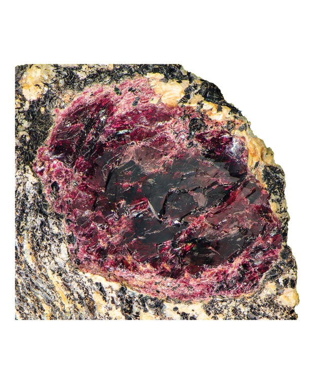 Almandine crystal, Madagascar.​