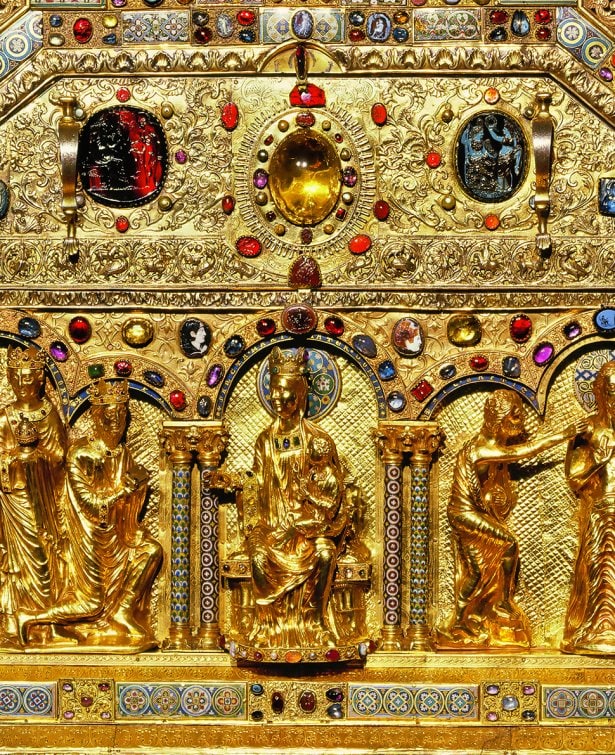 Shrine of the Three Kings, attributed to Nicholas of Verdun, c. 1200, Cologne Cathedral