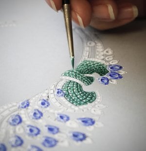 Gouaché du collier « Cascade mystérieuse » © Van Cleef & Arpels.jpg