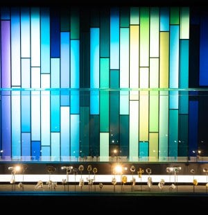 10. Scenography with stained glass