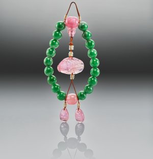 Jadeite bead bracelet. An Eye For Beauty, Illuminata Jewelry Collection Exhibition, L'ECOLE, School of Jewelry Arts, K11 MUSEA, Hong Kong