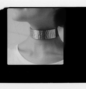 Daniel Brush, collection Necks, acier, diamants, saphirs, 2013-2015.​