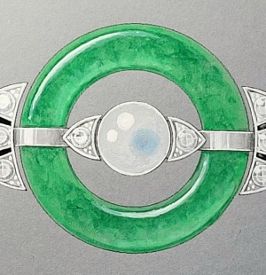 Focus on the drawing completed